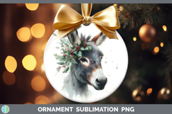 GorgeousFarm Christmas Botanicals Ornament design.