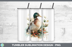 GorgeousFarm Christmas Botanicals Tumbler design.