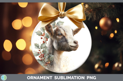 GorgeousFarm Christmas Botanicals Ornament design.