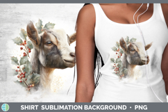 GorgeousFarm Christmas Botanicals Shirt design.