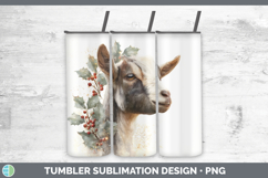 GorgeousFarm Christmas Botanicals Tumbler design.