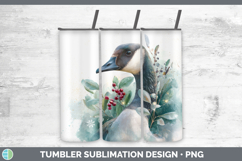 GorgeousFarm Christmas Botanicals Tumbler design.