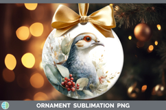 GorgeousFarm Christmas Botanicals Ornament design.