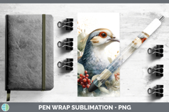 GorgeousFarm Christmas Botanicals Pen Wrap design.