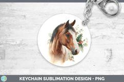 GorgeousFarm Christmas Botanicals Keychain design.