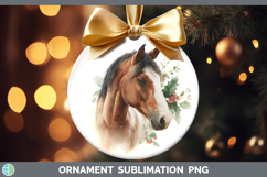 GorgeousFarm Christmas Botanicals Ornament design.