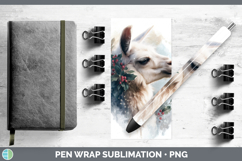 GorgeousFarm Christmas Botanicals Pen Wrap design.