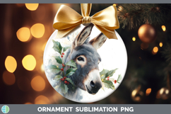 GorgeousFarm Christmas Botanicals Ornament design.