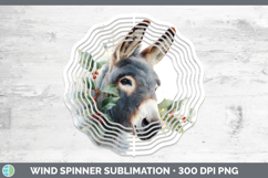 GorgeousFarm Christmas Botanicals Wind Spinner design.