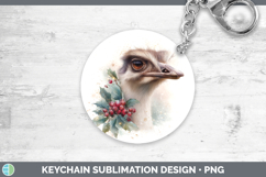 GorgeousFarm Christmas Botanicals Keychain design.