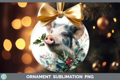 GorgeousFarm Christmas Botanicals Ornament design.