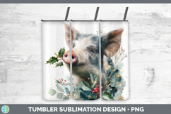 GorgeousFarm Christmas Botanicals Tumbler design.