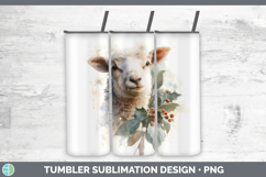 GorgeousFarm Christmas Botanicals Tumbler design.