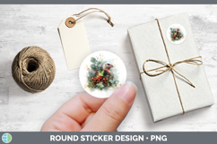 GorgeousFarm Christmas Botanicals Stickers design.