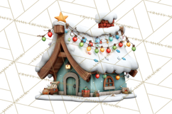 Farm Animal Christmas Clipart Baby Animals Holiday PNG Product Image 2
