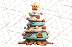 Farm Animal Christmas Clipart Baby Animals Holiday PNG Product Image 3