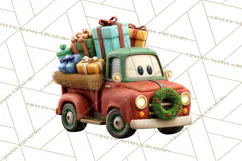 Farm Animal Christmas Clipart Baby Animals Holiday PNG Product Image 2