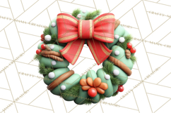 Farm Animal Christmas Clipart Baby Animals Holiday PNG Product Image 5