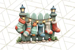 Farm Animal Christmas Clipart Baby Animals Holiday PNG Product Image 5