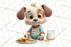 Farm Animal Christmas Clipart Baby Animals Holiday PNG Product Image 2