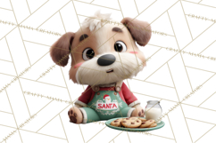 Farm Animal Christmas Clipart Baby Animals Holiday PNG Product Image 4
