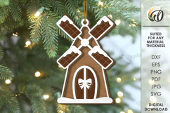 Farm Christmas Ornaments Bundle Lasercut. Christmas SVG Product Image 5