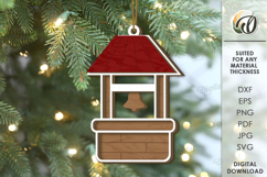 Farm Christmas Ornaments Bundle Lasercut. Christmas SVG Product Image 6
