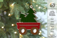 Farm Christmas Ornaments Bundle Lasercut. Christmas SVG Product Image 7