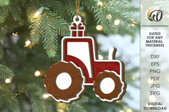 Farm Christmas Ornaments Bundle Lasercut. Christmas SVG Product Image 8