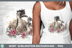 GorgeousFarm Christmas Poinsettia Shirt design.