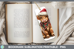 GorgeousFarm Christmas Santa Bookmark design.