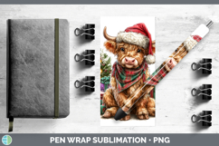 GorgeousFarm Christmas Santa Pen Wrap design.