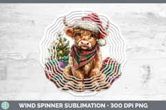 GorgeousFarm Christmas Santa Wind Spinner design.