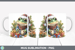 GorgeousFarm Christmas Santa Mug Wrap design.