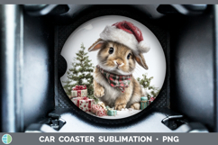 GorgeousFarm Christmas Santa Car Coaster design.