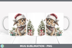 GorgeousFarm Christmas Santa Mug Wrap design.