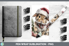 GorgeousFarm Christmas Santa Pen Wrap design.