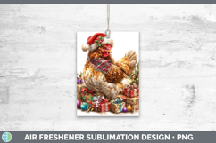 GorgeousFarm Christmas Santa Air Freshener design.