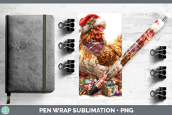 GorgeousFarm Christmas Santa Pen Wrap design.