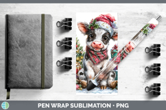 GorgeousFarm Christmas Santa Pen Wrap design.