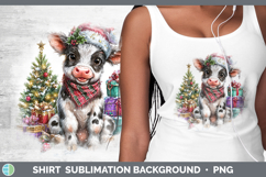 GorgeousFarm Christmas Santa Shirt design.
