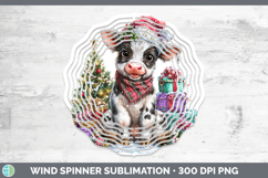 GorgeousFarm Christmas Santa Wind Spinner design.