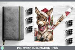 GorgeousFarm Christmas Santa Pen Wrap design.