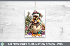 GorgeousFarm Christmas Santa Air Freshener design.