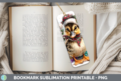 GorgeousFarm Christmas Santa Bookmark design.
