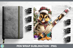 GorgeousFarm Christmas Santa Pen Wrap design.