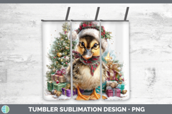 GorgeousFarm Christmas Santa Tumbler design.