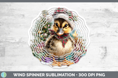 GorgeousFarm Christmas Santa Wind Spinner design.
