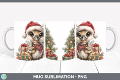 GorgeousFarm Christmas Santa Mug Wrap design.