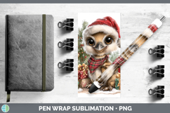 GorgeousFarm Christmas Santa Pen Wrap design.